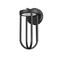Z-Lite Leland Outdoor Wall, 1-Light, 5.5 In.W x 7 In.L x 12.5 In.H, Sand Black/Sand Blast 5005S-BK-LED - alternate 4